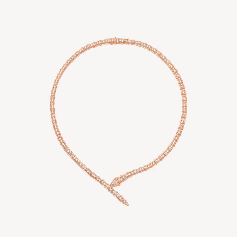 BVLGARI Serpenti Viper Necklace | Luxury Snake Design Gold Pendant