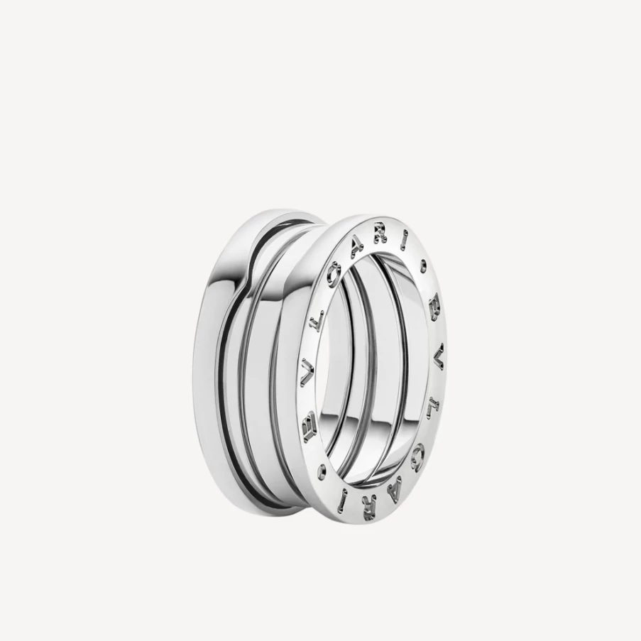 BVLGARI B.Zero1 Ring - Luxury 18K Gold or Sterling Silver Designer Band