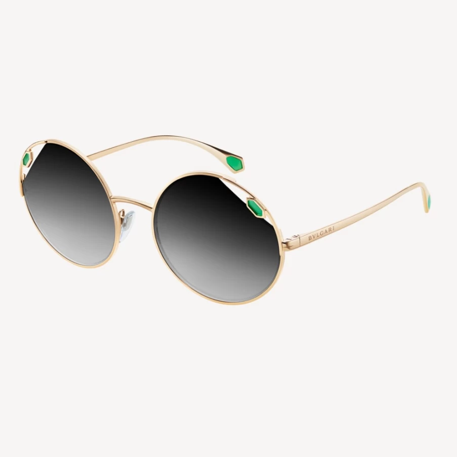 BVLGARI Serpenti Grey Sunglasses for Women | Luxury Designer Shades