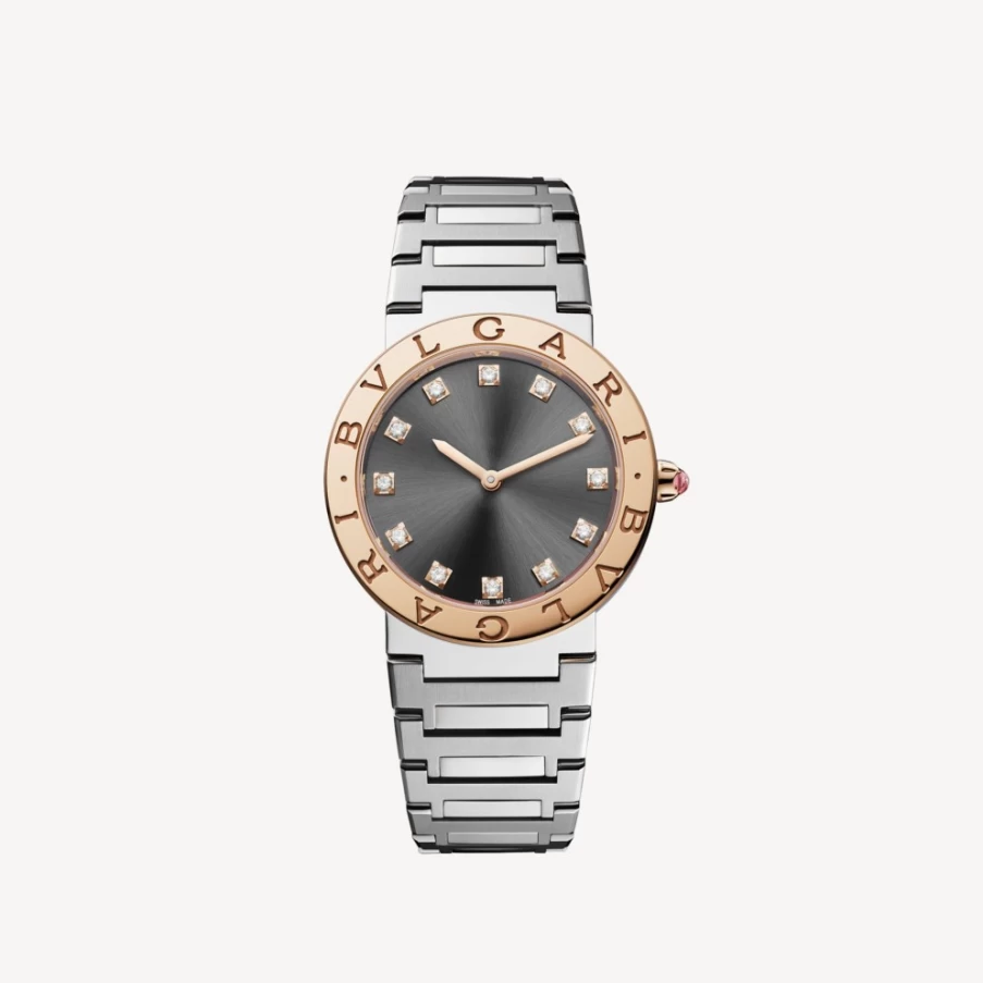 BVLGARI BVLGARI Women's Silver Pink Luxury Watch
