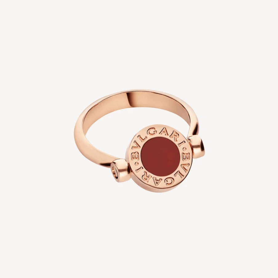 BVLGARI Bvlgari Ring in Red and White | Luxury Italian Jewelry