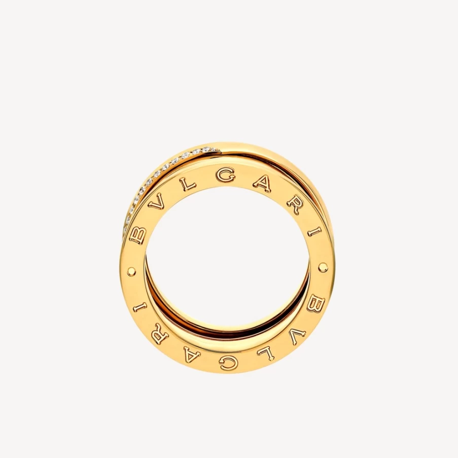 BVLGARI B.Zero1 Ring in Yellow Gold | Iconic Luxury Jewelry Collection