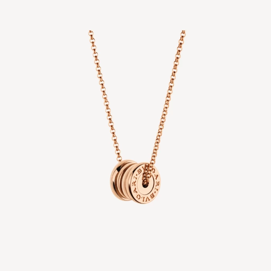 BVLGARI B.Zero1 Necklace in 18K Gold with Iconic Spiral Design