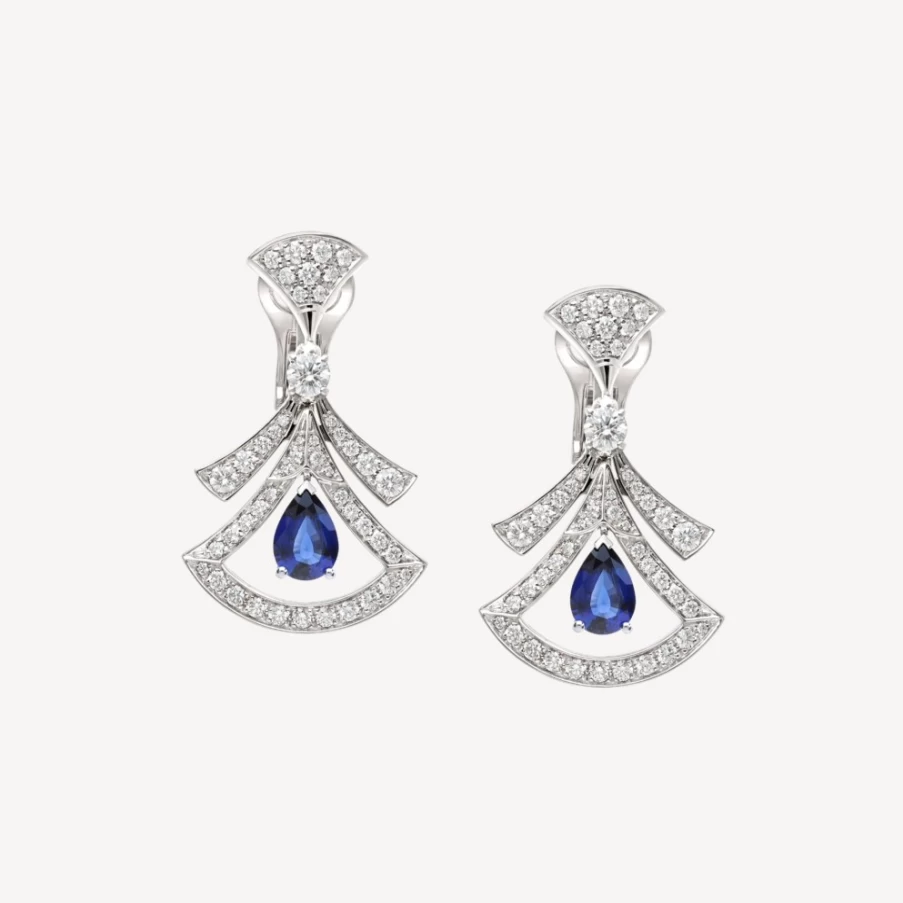 BVLGARI Divas’ Dream Blue Sapphire Earrings | Luxury Jewelry Collection