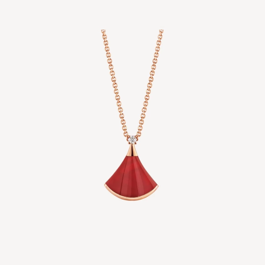 BVLGARI Divas' Dream Red Coral Pendant Necklace | Luxury Jewelry Collection
