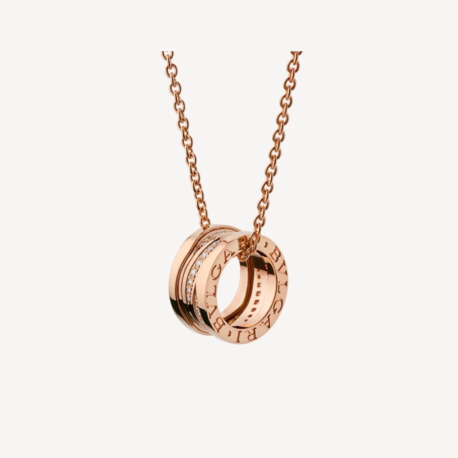 BVLGARI B.Zero1 Necklace in 18K Gold with Iconic Italian Design