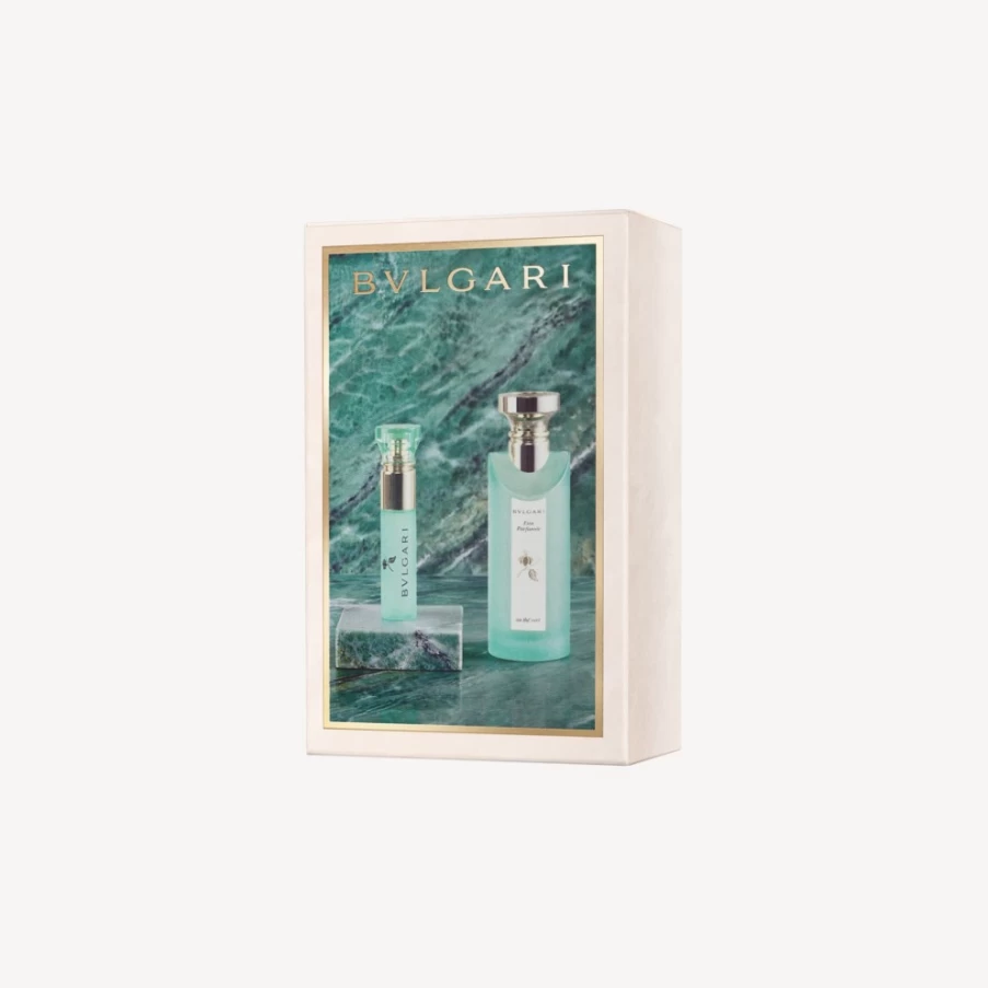 BVLGARI Eau Parfumee Au The Vert Perfume Kit for Women - Green Tea Fragrance Gift Set