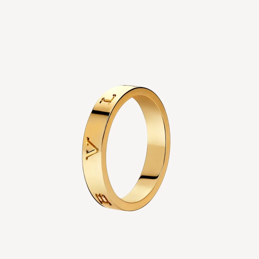 BVLGARI BVLGARI 18K Gold Luxury Ring for Women - Iconic Italian Jewelry
