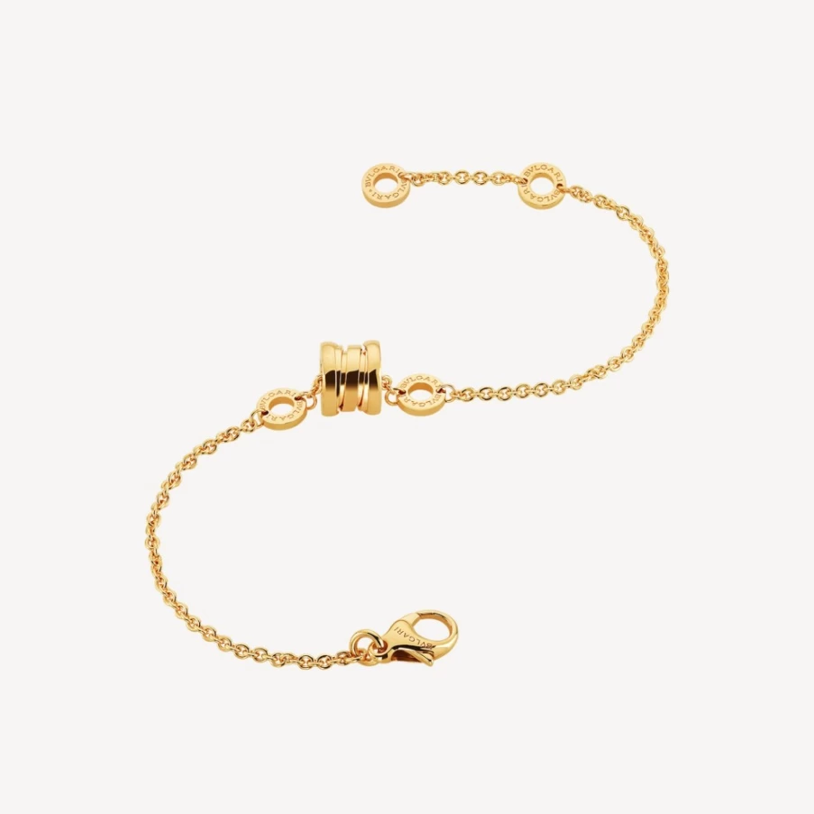 BVLGARI B.Zero1 Bracelet in 18K Gold with Iconic Spiral Design - Luxury Italian Jewelry