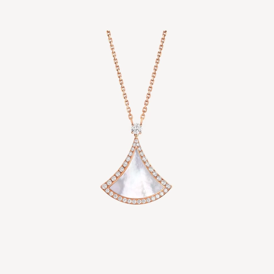 BVLGARI Divas' Dream White Gold Pendant Necklace
