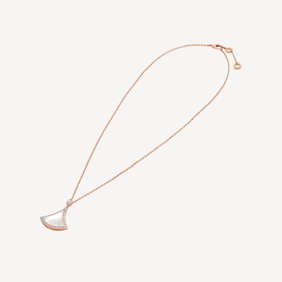 BVLGARI Divas' Dream White Gold Pendant Necklace