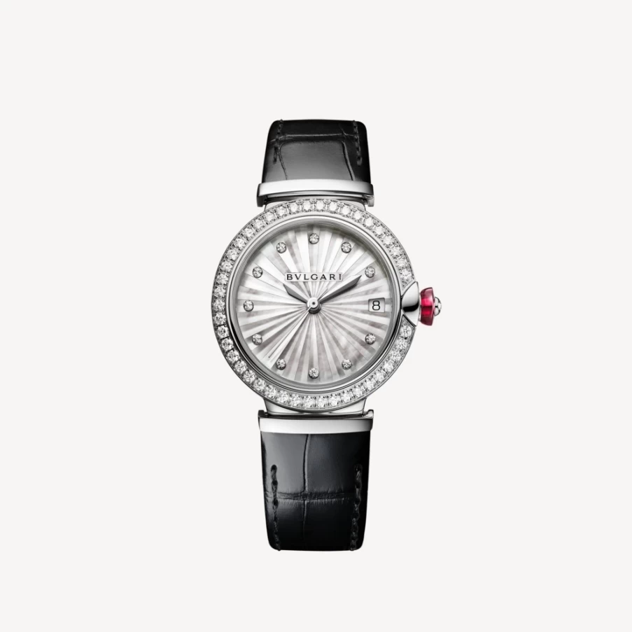 BVLGARI Lvcea Women's Black Stainless Steel Watch