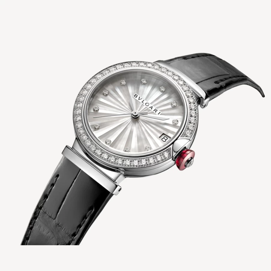 BVLGARI Lvcea Women's Black Stainless Steel Watch