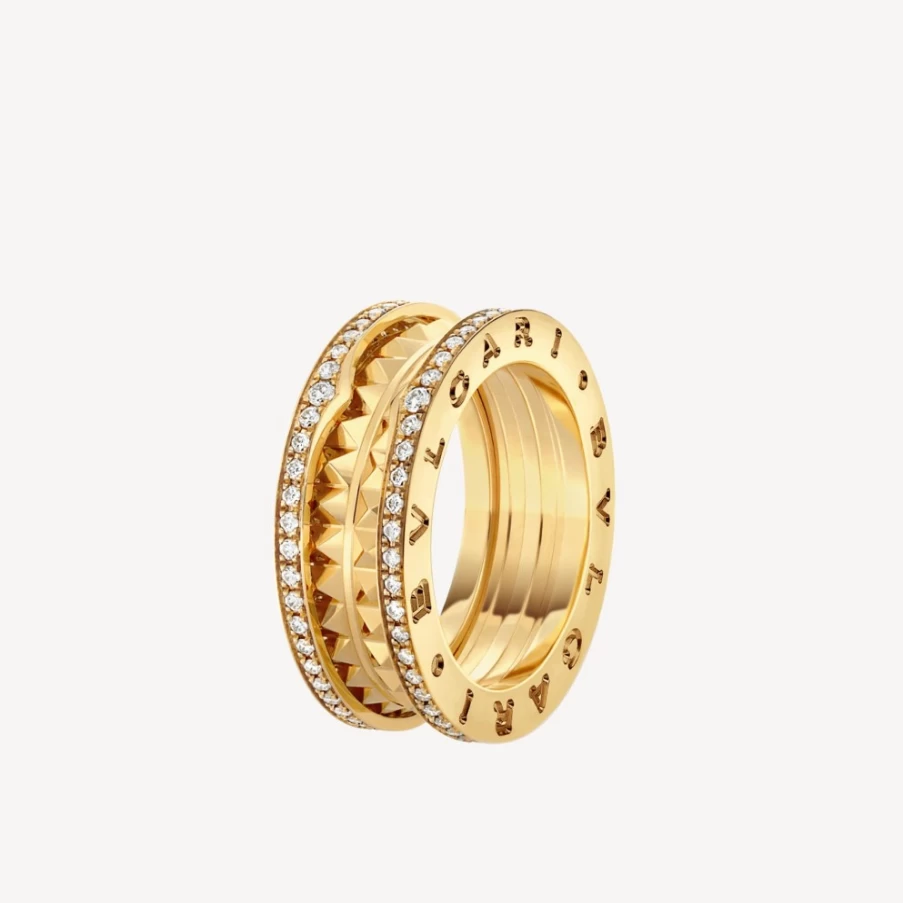 BVLGARI B.Zero1 Ring - Luxury 18K Gold Iconic Design Jewelry