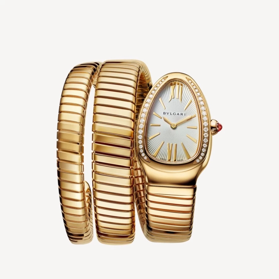 BVLGARI Serpenti Tubogas Yellow Gold Watch for Women