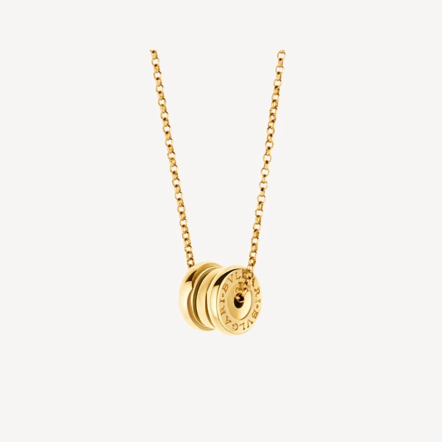 BVLGARI B.Zero1 Necklace 18K Gold Pendant Chain for Women Luxury Italian Jewelry