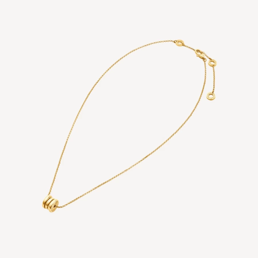 BVLGARI B.Zero1 Necklace 18K Gold Pendant Chain for Women Luxury Italian Jewelry