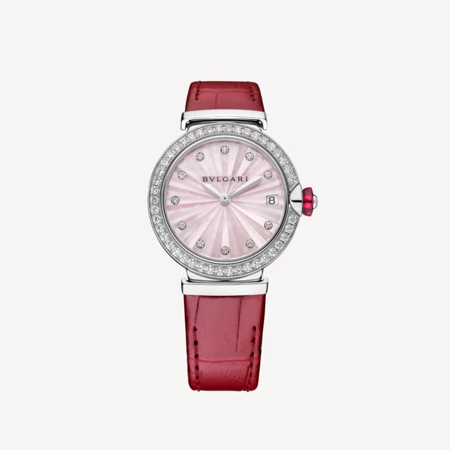 BVLGARI Lvcea Pink Women's Watch - Luxury Swiss Timepiece for Women