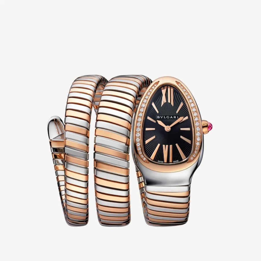 BVLGARI Serpenti Tubogas Black Women's Luxury Watch