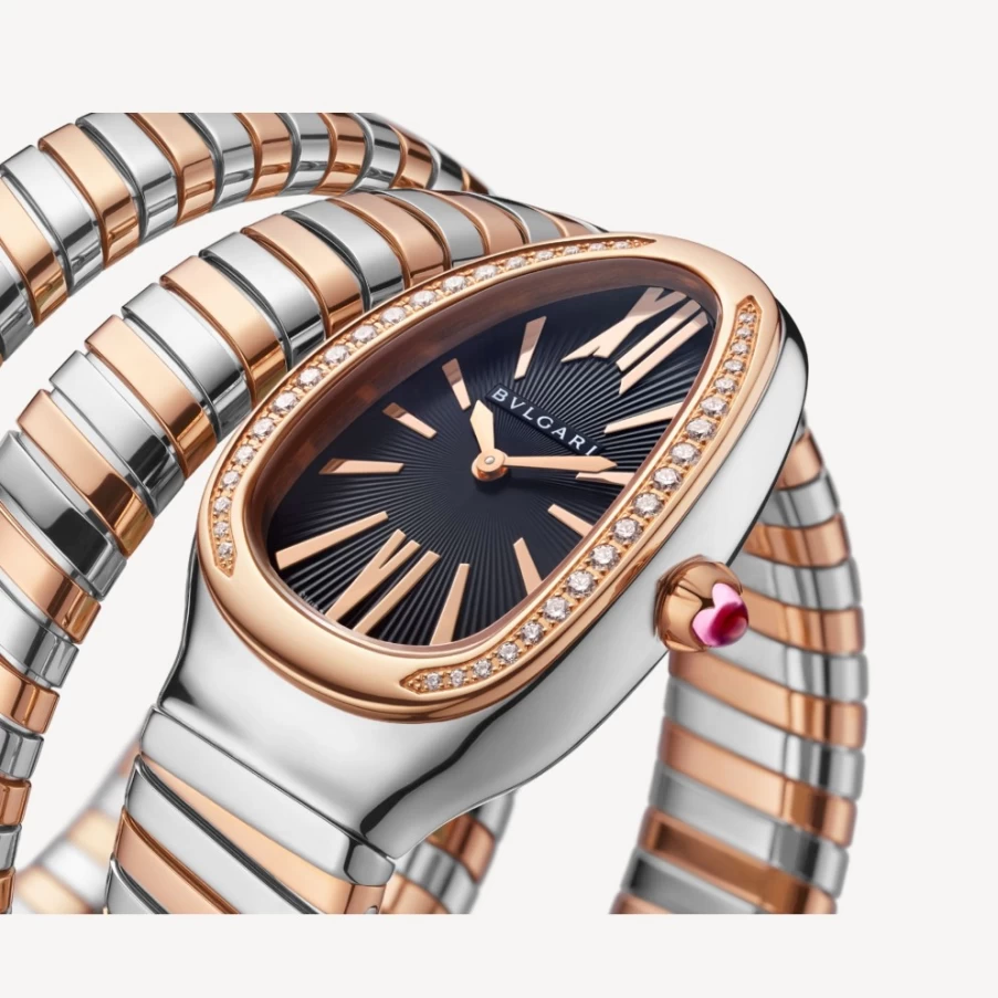 BVLGARI Serpenti Tubogas Black Women's Luxury Watch