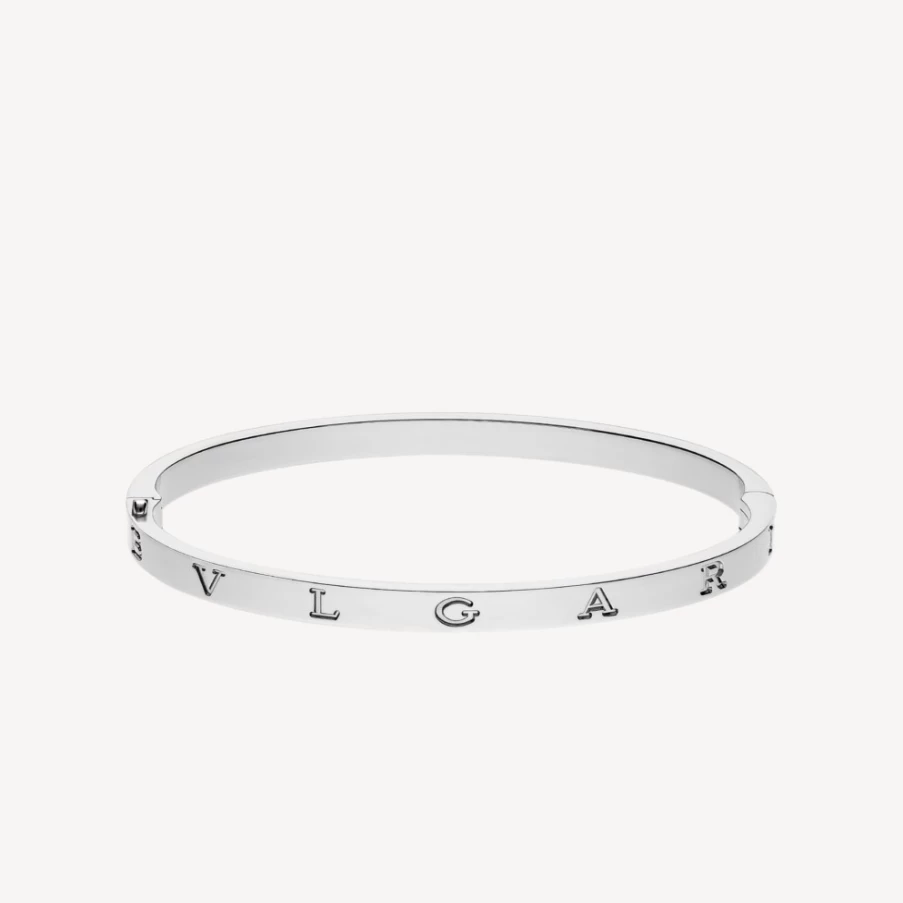 BVLGARI BVLGARI 18K Rose Gold Diamond Bracelet for Women Luxury Italian Jewelry