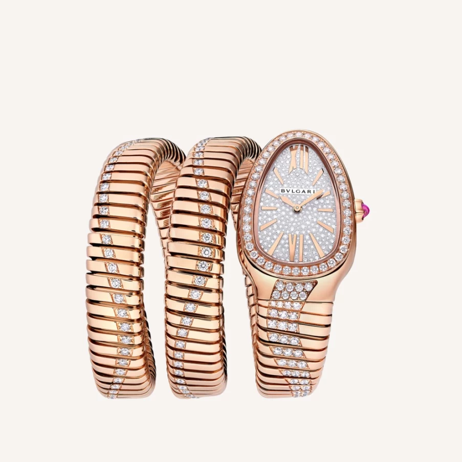 BVLGARI Serpenti Tubogas Pink Gold Women's Luxury Watch