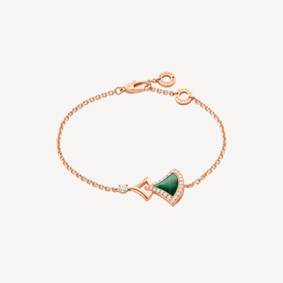 BVLGARI Divas' Dream Green Gemstone Bracelet | Luxury Jewelry Collection
