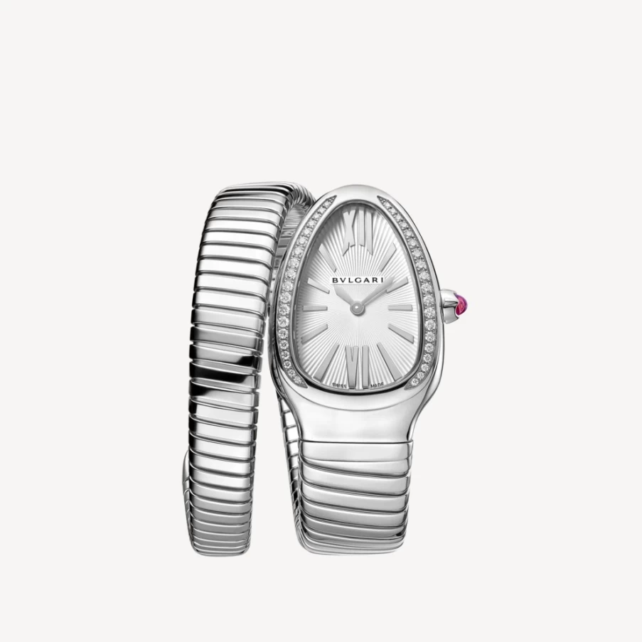 BVLGARI Serpenti Tubogas Women's White Gold Watch