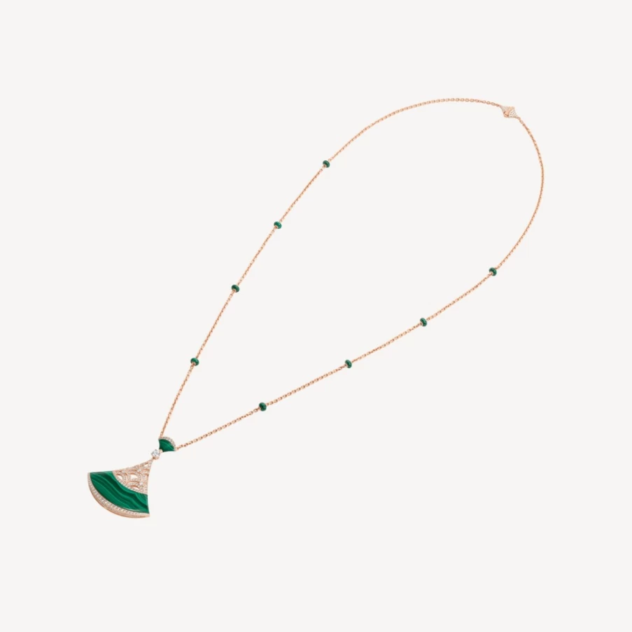 BVLGARI Divas’ Dream Green Necklace | Luxury Emerald Pendant Jewelry