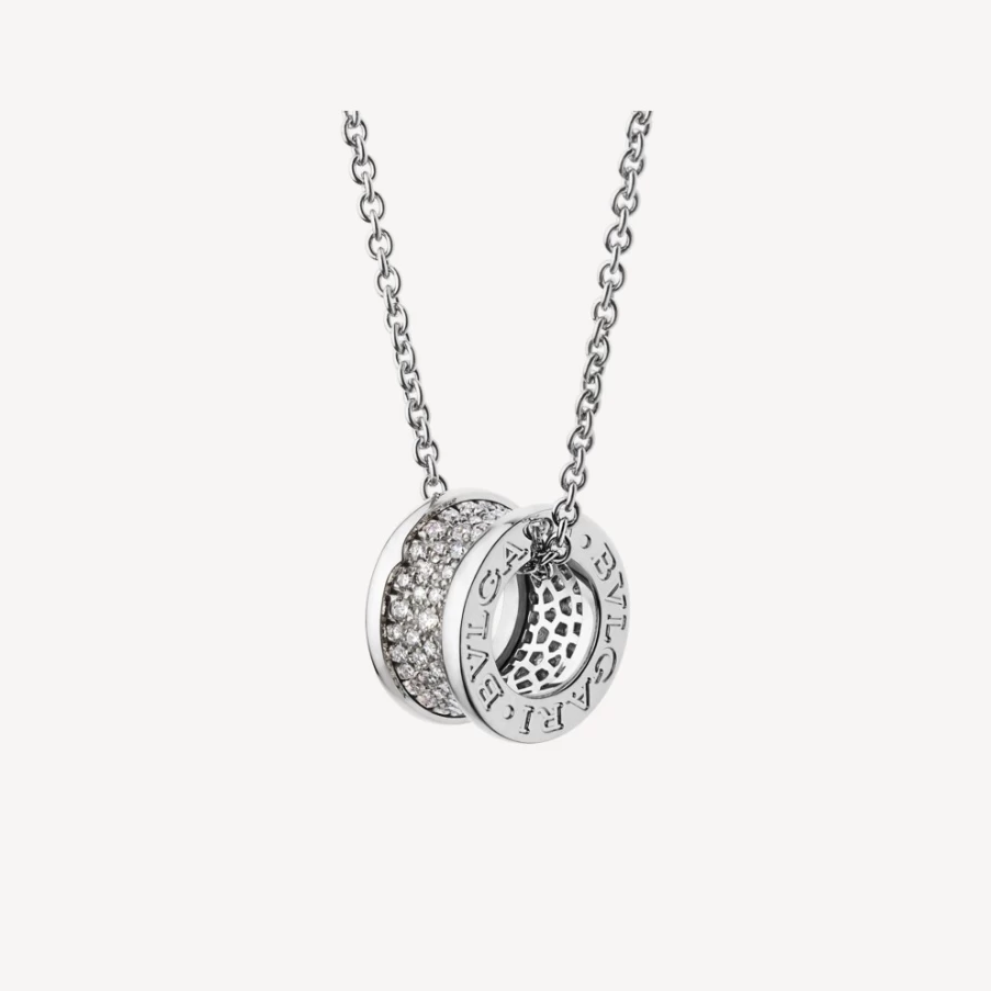 BVLGARI B.Zero1 Necklace | Luxury Italian Gold Pendant Necklace for Women