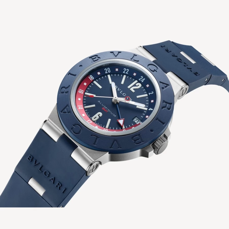 BVLGARI Aluminium Men's Blue Watch