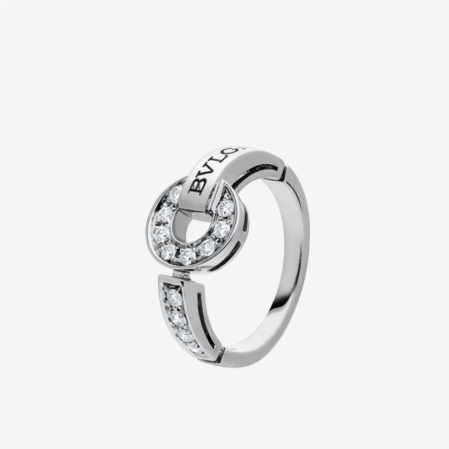 BVLGARI Bvlgari Bvlgari 18K Gold Luxury Ring for Women - Classic Italian Jewelry
