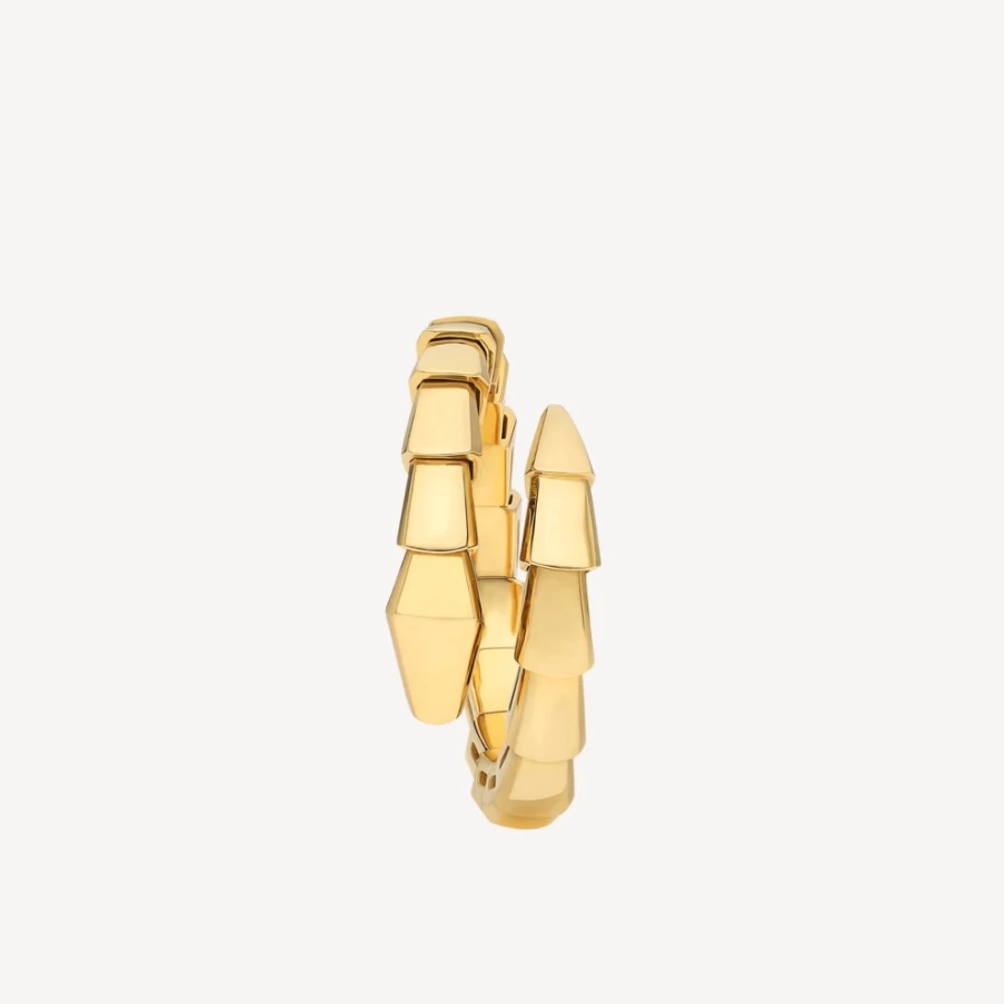 BVLGARI Serpenti Viper Ring | Luxury Snake Design Ring in Gold or Silver | Italian Jewelry Collection