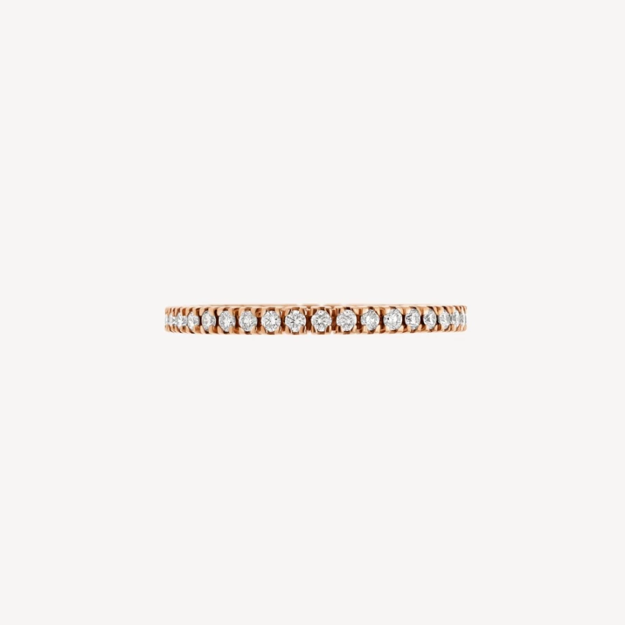 BVLGARI Roma Amor Women's Wedding Ring in 18K Gold with Diamonds