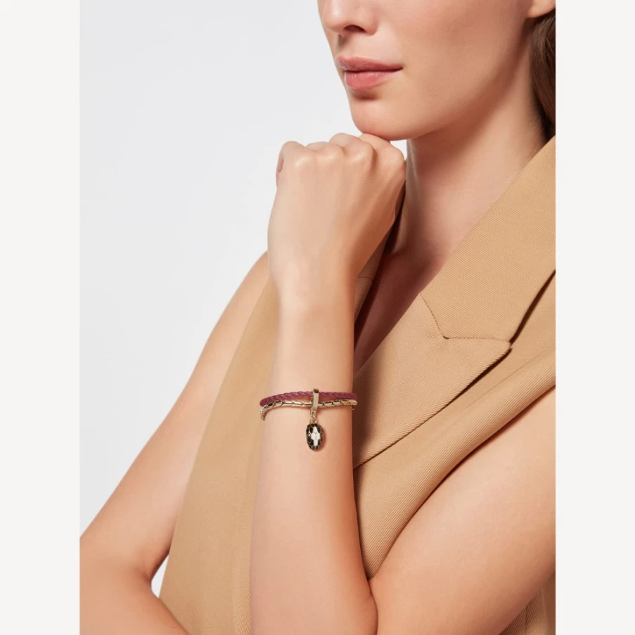 BVLGARI Serpenti Forever Bracelet for Women | Red Luxury Snake Design