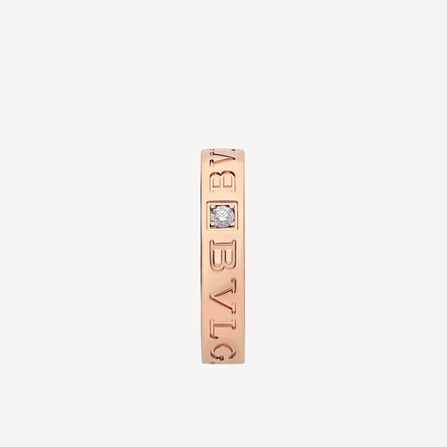 BVLGARI BVLGARI 18K Gold Luxury Ring for Women - Iconic Italian Jewelry Brand