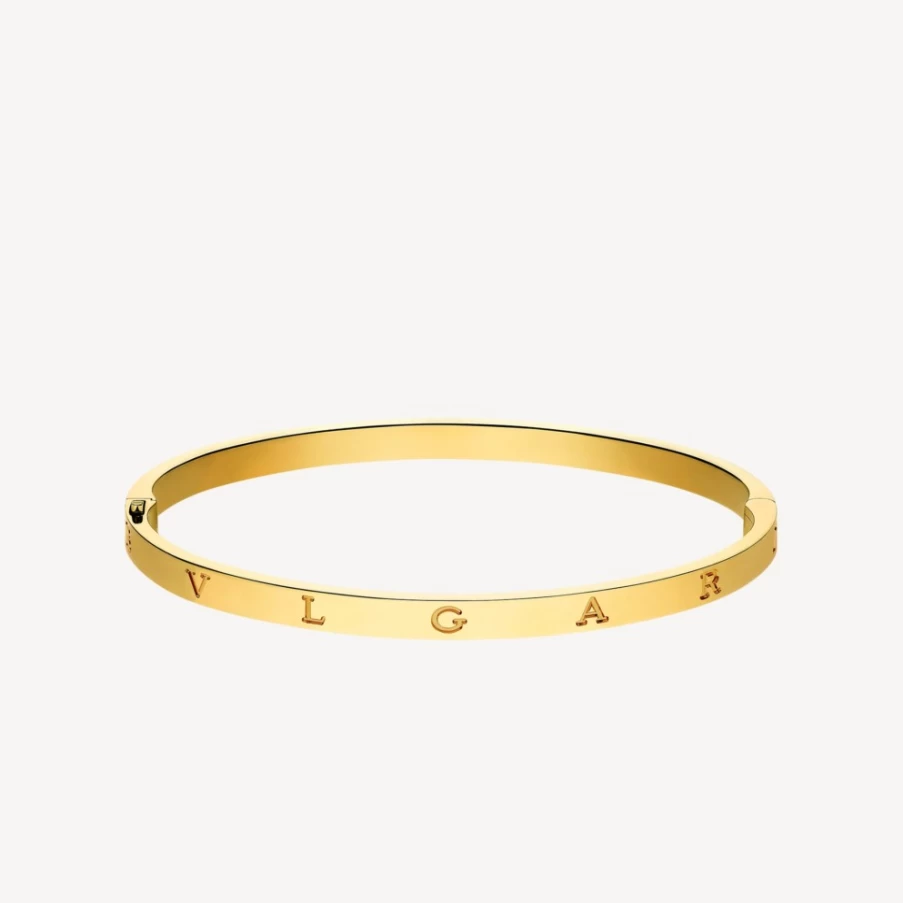 BVLGARI BVLGARI 18K Rose Gold Diamond Bracelet for Women Luxury Italian Jewelry